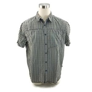 North Face Plaid Vented Fishing Shirt.